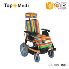 Rehabilitation Therapy Suppliers Aluminum Reclining Cerebral Palsy Electric Wheelchair for Children